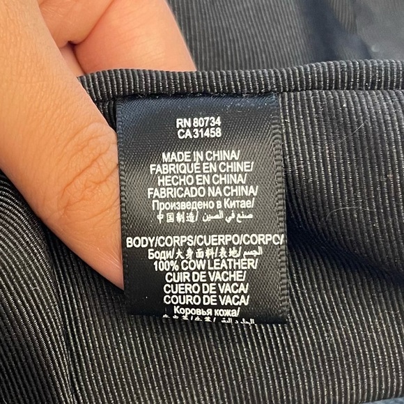 BCBGMAXAZRIA Cleo Tote Bag cow Leather in black laptop bag - Picture 9 of 10